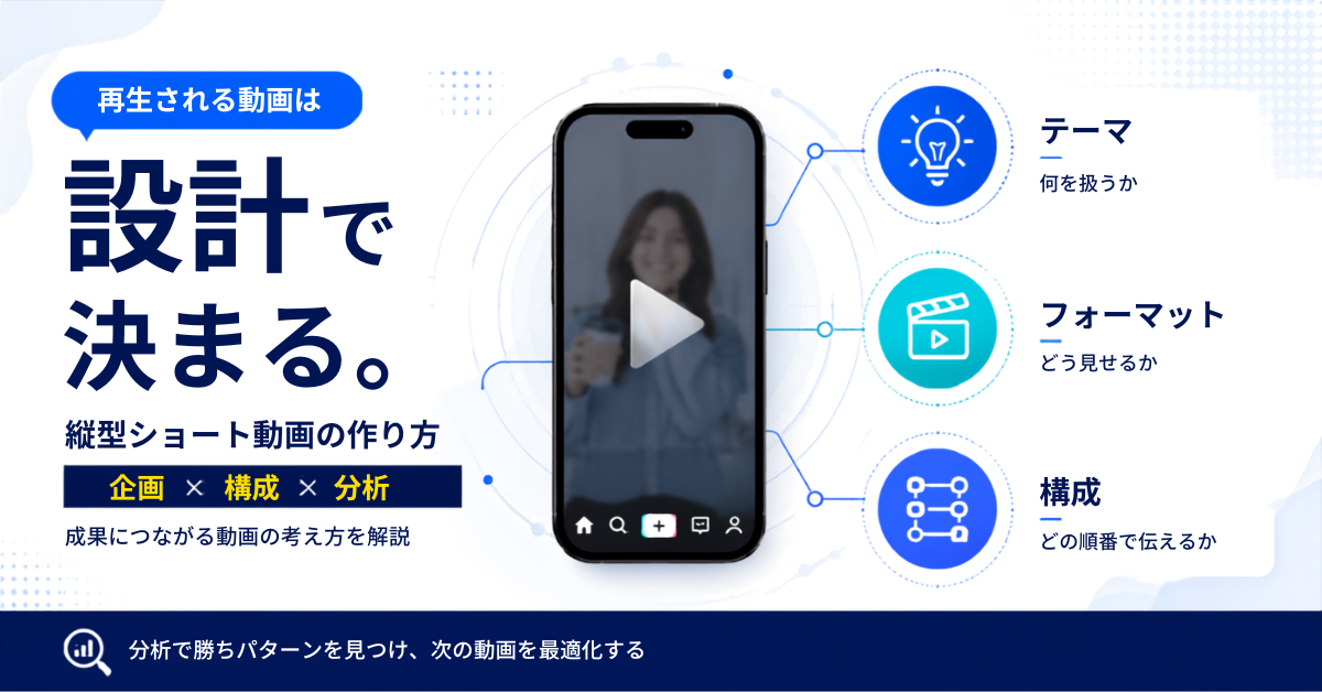 縦型ショート動画の作り方|再生される構成・フォーマット・企画の考え方